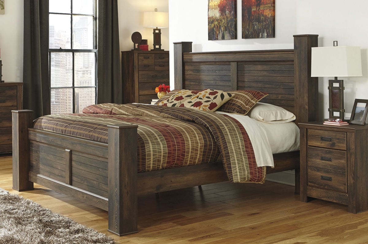 Ashley Furniture Quinden 2pc Bedroom, Quinden King Poster Bed Reviews