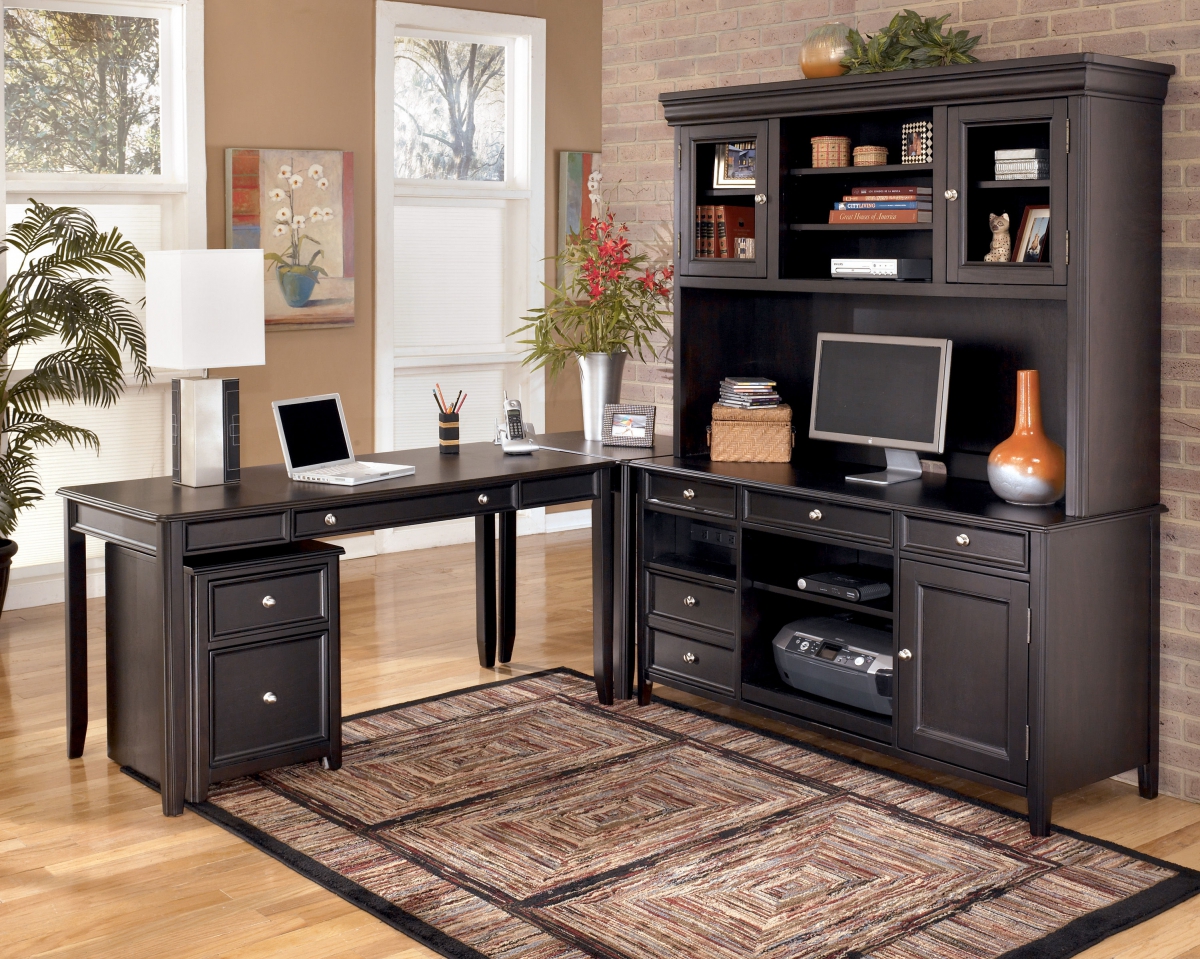 Carlyle Office Furniture Set, Signature Design By Ashley H371 The ...