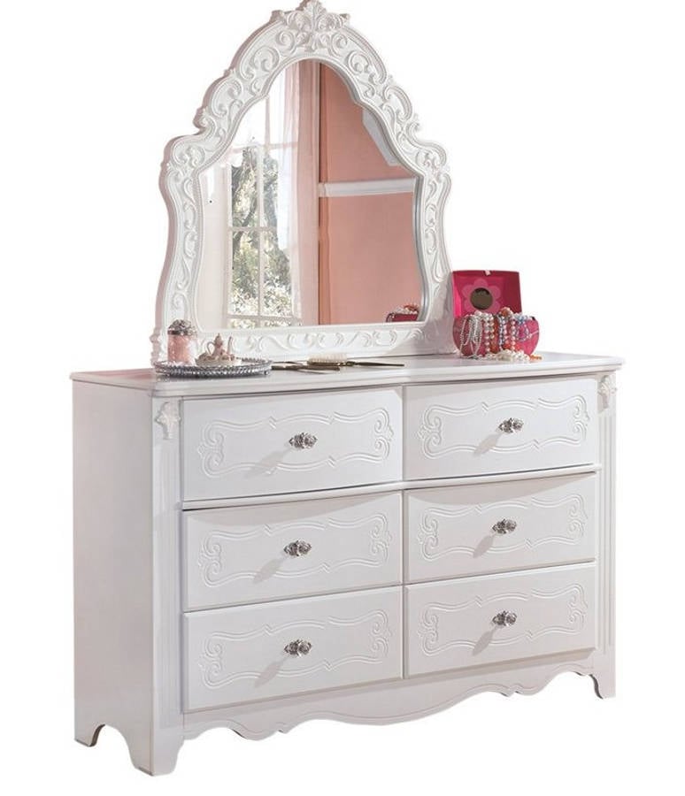Ashley Furniture Exquisite Luminous, Ashley Furniture White Dresser Mirror