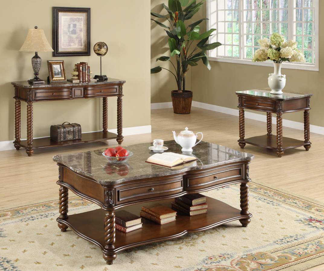 Home Elegance Lockwood 4pc Coffee Table, Elegant Coffee Table Set