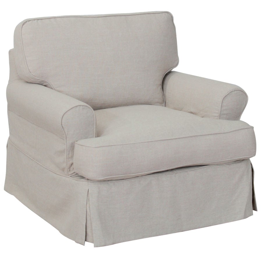 Sunset Trading Horizon Light Gray T, T Cushion Chair Slipcover Pattern