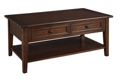 Westlake 2 Drawer Cocktail Table, with Shelf