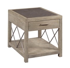 RECTANGULAR DRAWER END TABLE