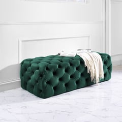 TOV Furniture Kaylee Green Ottoman
