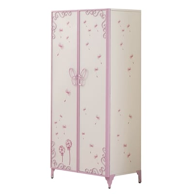 Acme Furniture Priya II White Light Purple Armoire