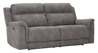 Ashley Furniture Next Gen DuraPella Slate 2 Seat Power Recliner Sofa With A...