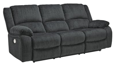 Ashley Furniture Draycoll Slate Reclining Power Sofa