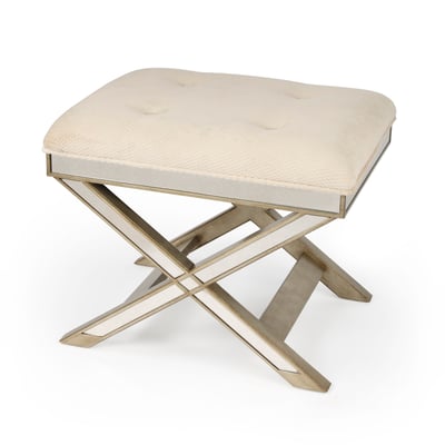 Butler Specialty Marlo Cream Vanity Stool