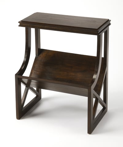 Butler Specialty Pascal Dark Brown Book Table