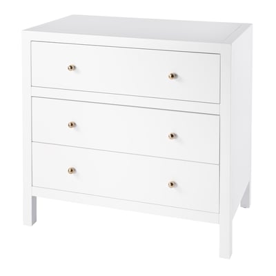 Butler Specialty Nora White 3 Drawers Chest