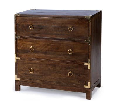 Butler Specialty Campaign Forster Dark Brown Chest