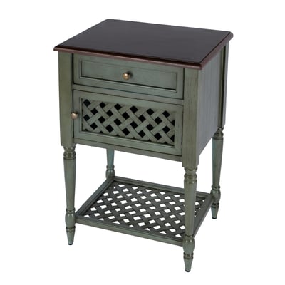 Butler Specialty Chadway Rustic Blue End Table