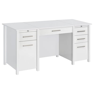 Coaster Furniture Dylan White Lift Top Office Desk