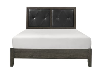 Home Elegance Edina Brown Gray King Bed