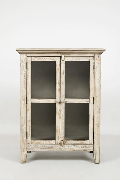 Jofran Furniture Rustic Shores Cream 32 Inch Accent Cabinet