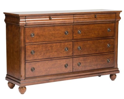 Liberty Rustic Traditions Rustic Cherry 8 Drawer Dresser