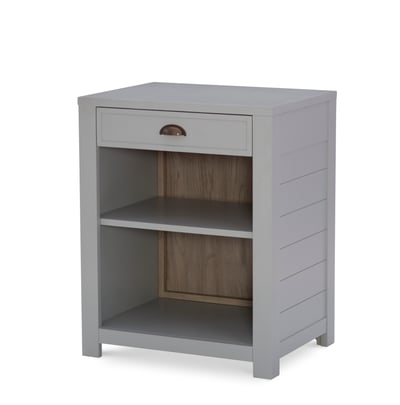 Legacy Furniture Union Square Slat Gray Office End Table