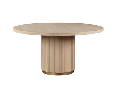 Lilola Home Caspian Oak 59 Inch Dining Table