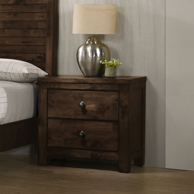New Classic Furniture Blue Ridge Rustic Gray Nightstand