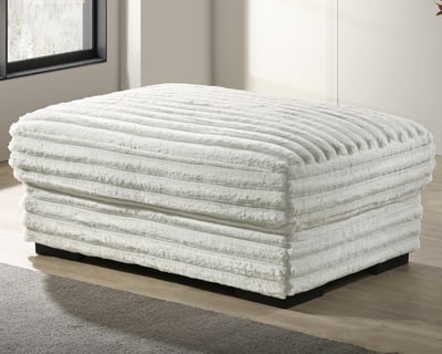 New Classic Furniture Embrace White 41 Inch Ottoman
