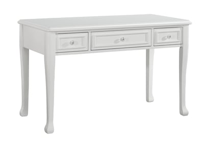 Picket House Jenna White Wood 3 Drawers Desk