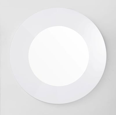 Whiteline Delaney White Mirror