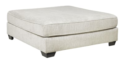 Ashley Furniture Rawcliffe Parchment Oversized Accent Ottoman