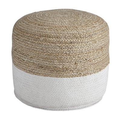 Ashley Furniture Sweed Valley Natural White Pouf