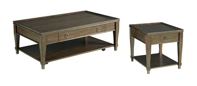 Hammary Sunset Valley Rich Mocha Rectangular 3pc Coffee Table Set