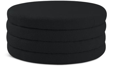 Meridian Furniture Aphia Black Cocktail Ottoman