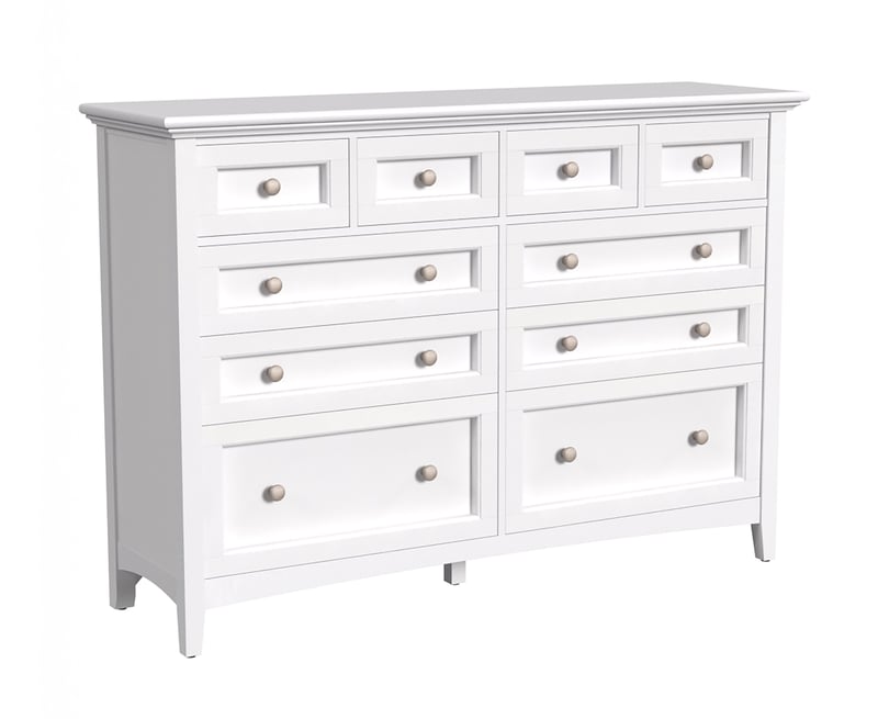 A-America Westlake White 10 Drawers Master Dresser AAF-WSLWH5510 A-America Westlake White 10 Drawers Master Dresser AAF-WSLWH5510
