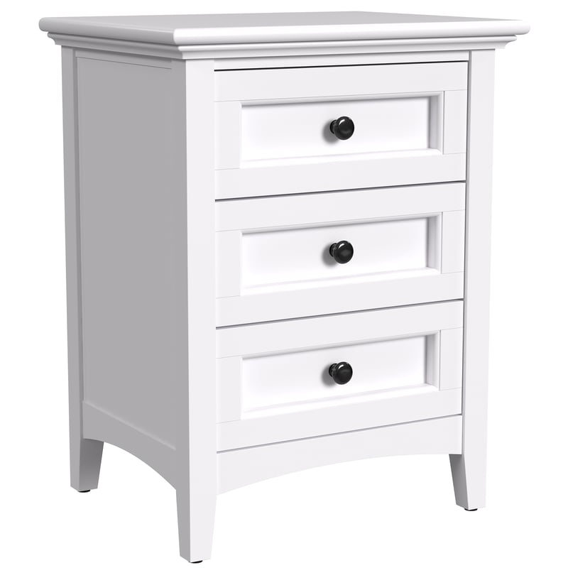 A-America Westlake White 3 Drawers Nightstand AAF-WSLWH5750 A-America Westlake White 3 Drawers Nightstand AAF-WSLWH5750
