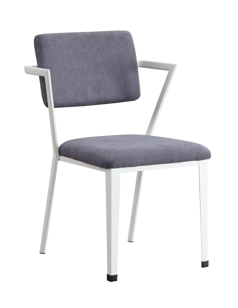 Acme Furniture Cargo Gray White Chair ACM-37888