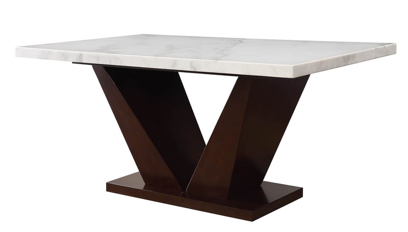 Acme Furniture Forbes White Walnut Dining Table ACM-72120