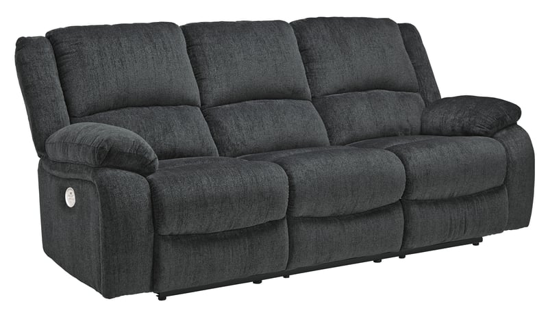 Ashley Furniture Draycoll Slate Reclining Power Sofa 7650487