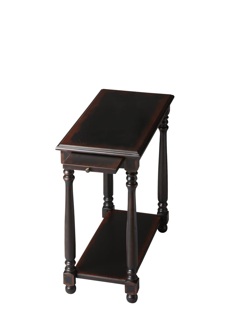 Butler Specialty Devane Black Midnight Rose Side Table BSF-5017250