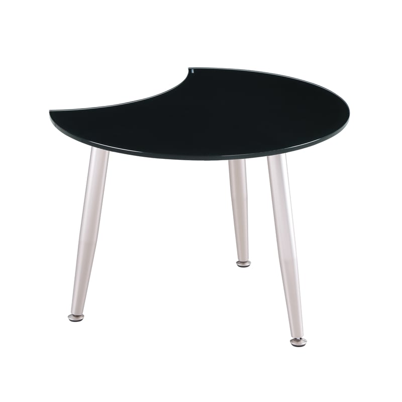 Chintaly Imports Gloss Black Cocktail Table CHF-8072-CT-BLK