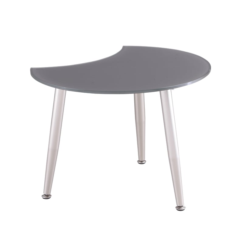 Chintaly Imports Gloss Grey Cocktail Table CHF-8072-CT-GRY