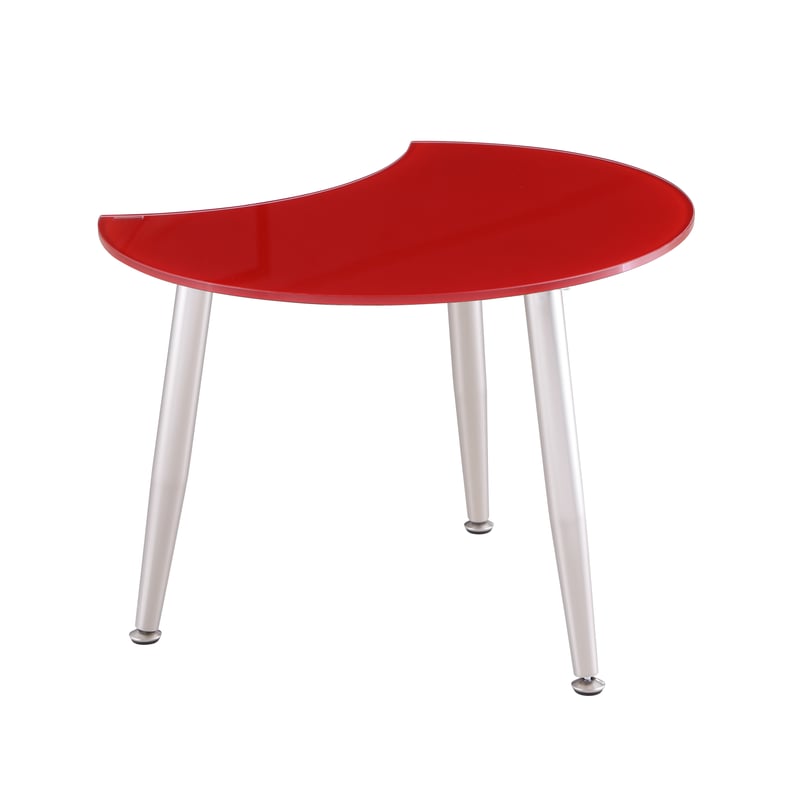 Chintaly Imports Gloss Red Cocktail Table CHF-8072-CT-RED