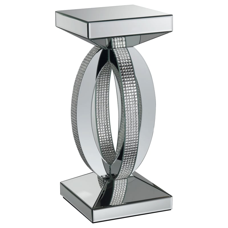 Coaster Furniture Amalia Silver Square End Table CST-722517