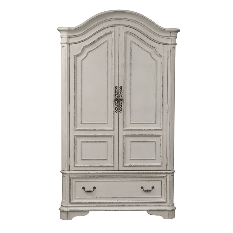Liberty Magnolia Manor White Armoire LBRT-244-BR-ARM