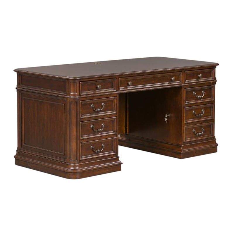 Liberty Brayton Manor Cognac Jr Executive Desk Top LBRT-273-HO105T