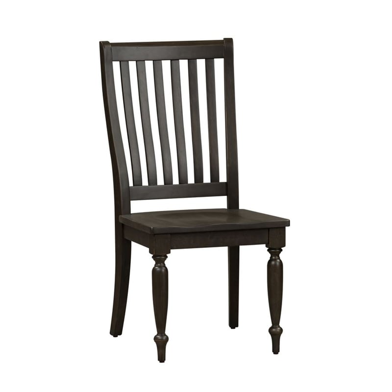 2 Liberty Harvest Home Chalkboard Slat Back Side Chairs LBRT-879-C1500S