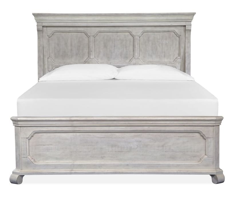 Magnussen Home Bronwyn Alabaster King Panel Bed MG-B4436-64