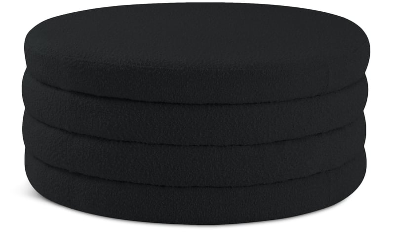 Meridian Furniture Aphia Black Cocktail Ottoman MRD-154Black Meridian Furniture Aphia Black Cocktail Ottoman MRD-154Black