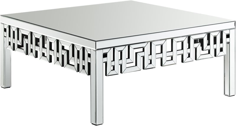 Meridian Furniture Aria Mirrored Coffee Table MRD-412-C