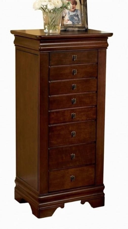 Powell Furniture Jaymes Cherry Jewelry Armoire PWL-508-315