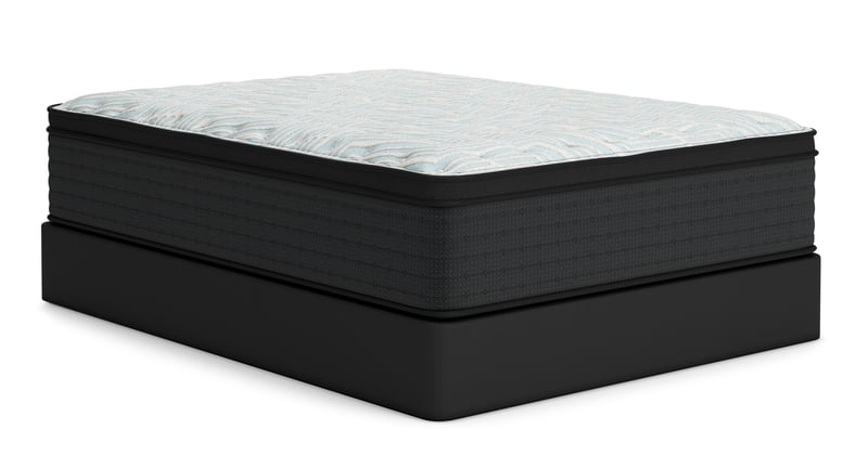 Ashley Furniture Palisades ET Gray Blue King Mattress With Foundation M41741-M98X42