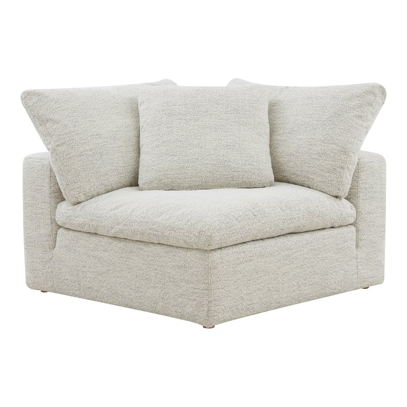 Moes Home Clay Sand Corner Chair MOE-YJ-1000-49