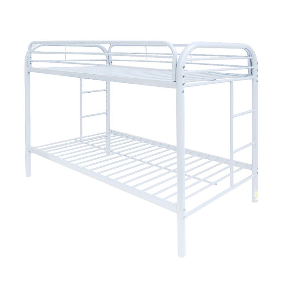 Acme Furniture Thomas White Twin Over Twin Bunk Bed